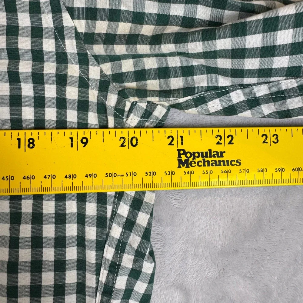 J.Crew Tailored Fit Washed Casual‎ Gingham Button-Down Shirt Mens Small